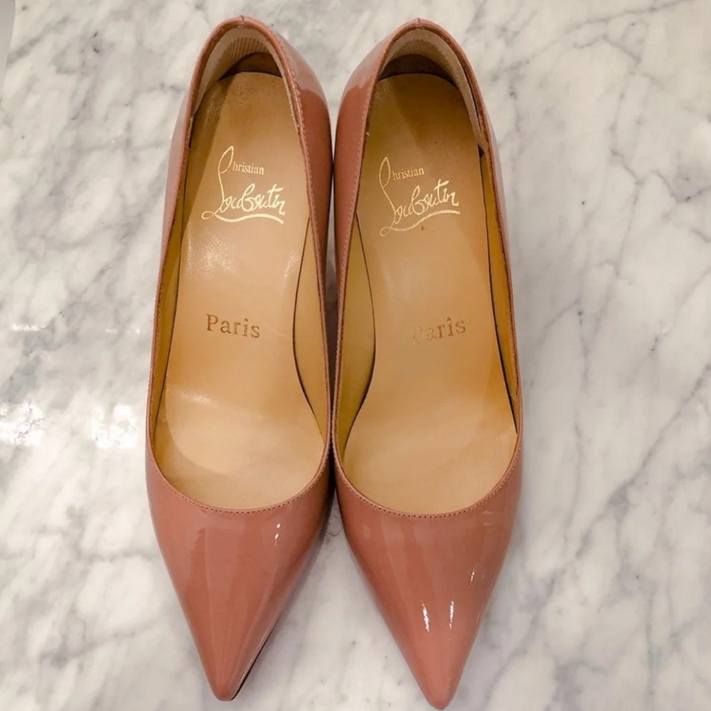 Authentic Christian louboutin nude